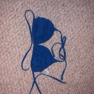 abercrombie ruffle string bikini top